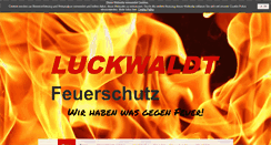 Desktop Screenshot of luckwaldtfeuerschutz.de