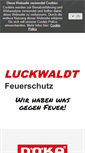 Mobile Screenshot of luckwaldtfeuerschutz.de